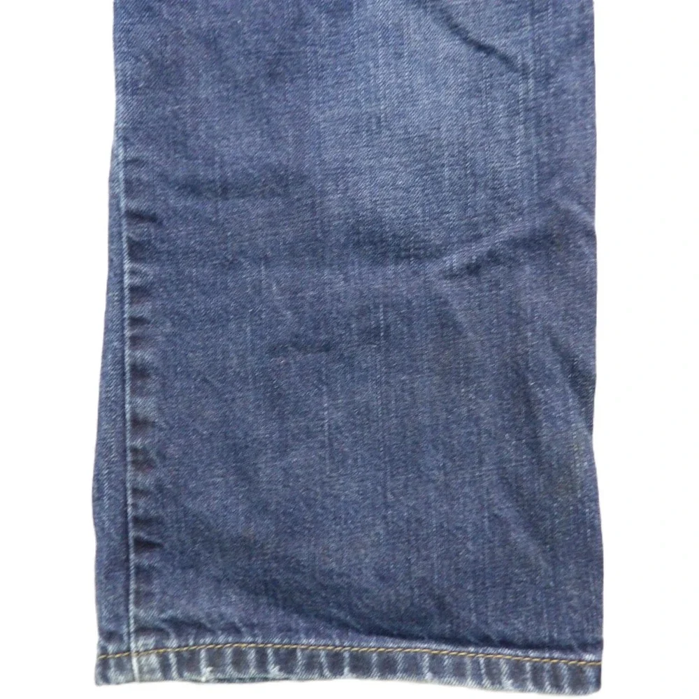 Levi's 527 Slim Boot Cut Jeans Men 34x30 Dark Wash Denim Pants Blue 100% Cotton
